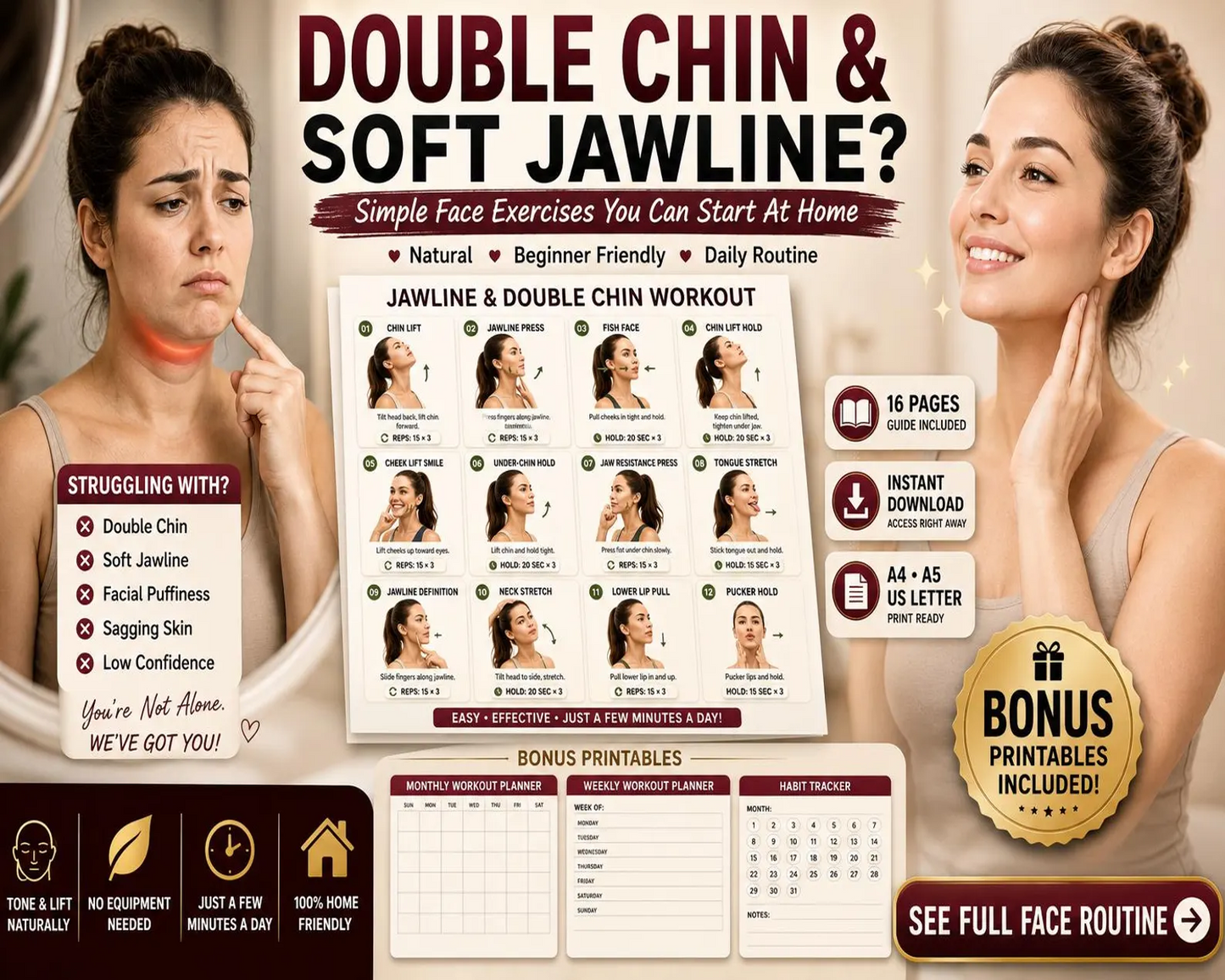 Face Yoga Exercises